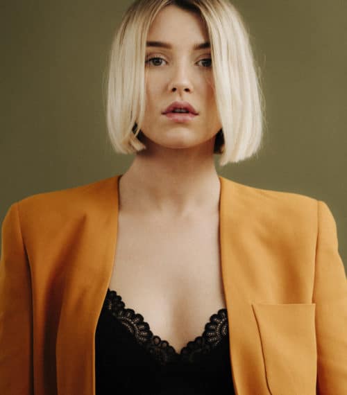hair academy london - blonde hair model