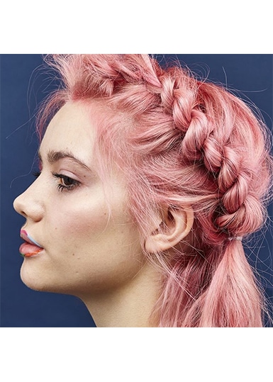 Blue Tit London Pink Hair Up